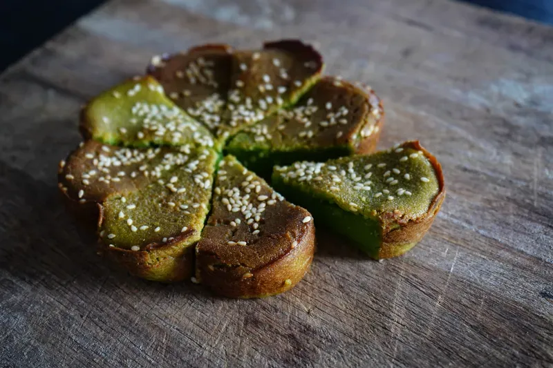 Assortment of fresh handmade Malaysian kuih from KakSaba