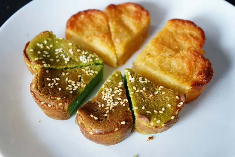 Assortment of fresh handmade Malaysian kuih from KakSaba
