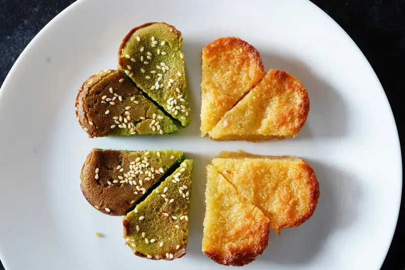 Assortment of fresh handmade Malaysian kuih from KakSaba